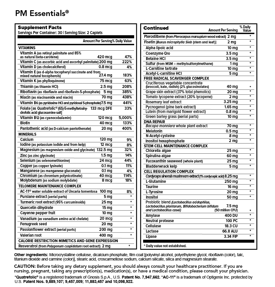 Coach Randall Relief™ PM Essentials® – Night Time Recovery (30 Days)