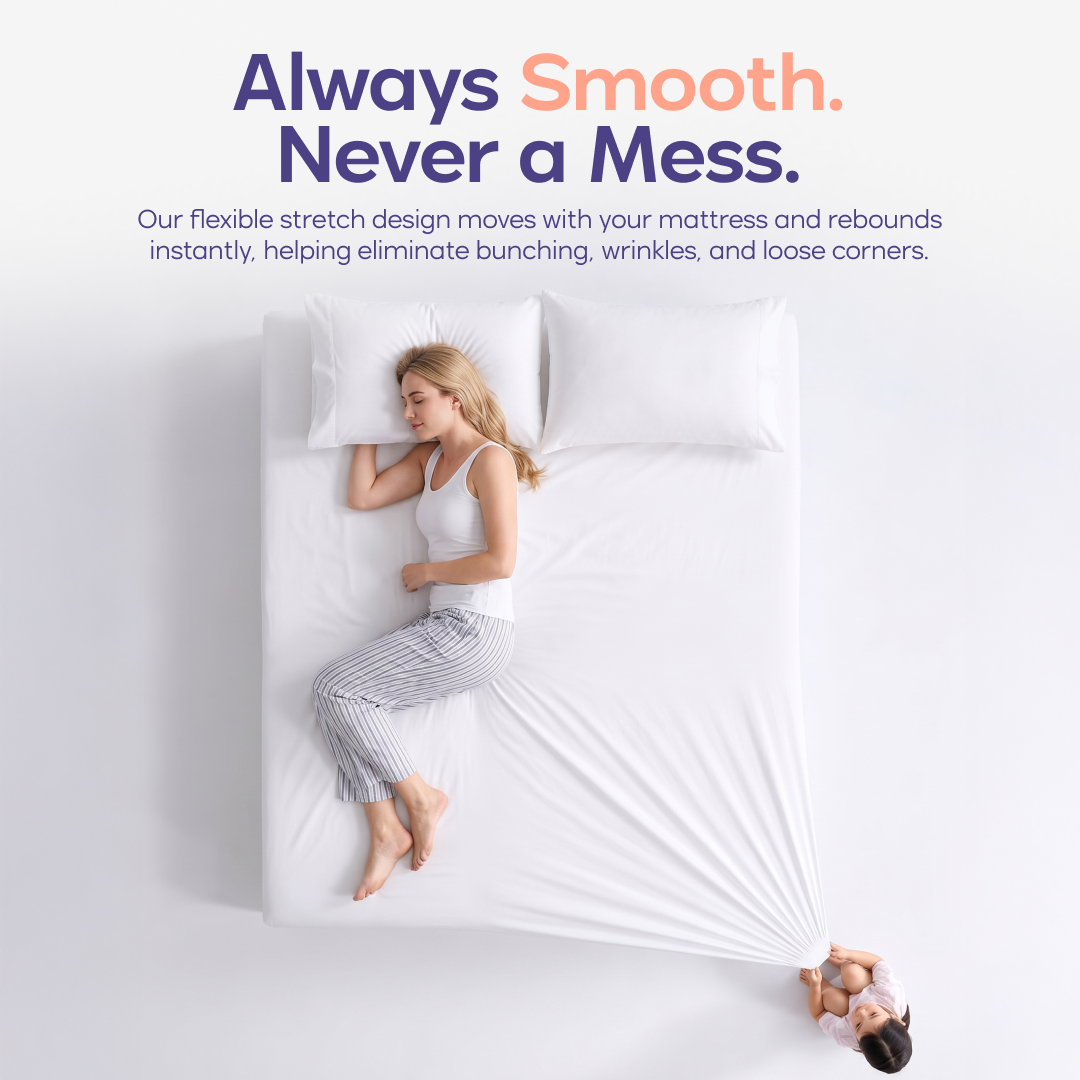 CloudCool™ Cooling Sheet Set | Bed Sheets | Cool-on-Contact: Gray / Cali King
