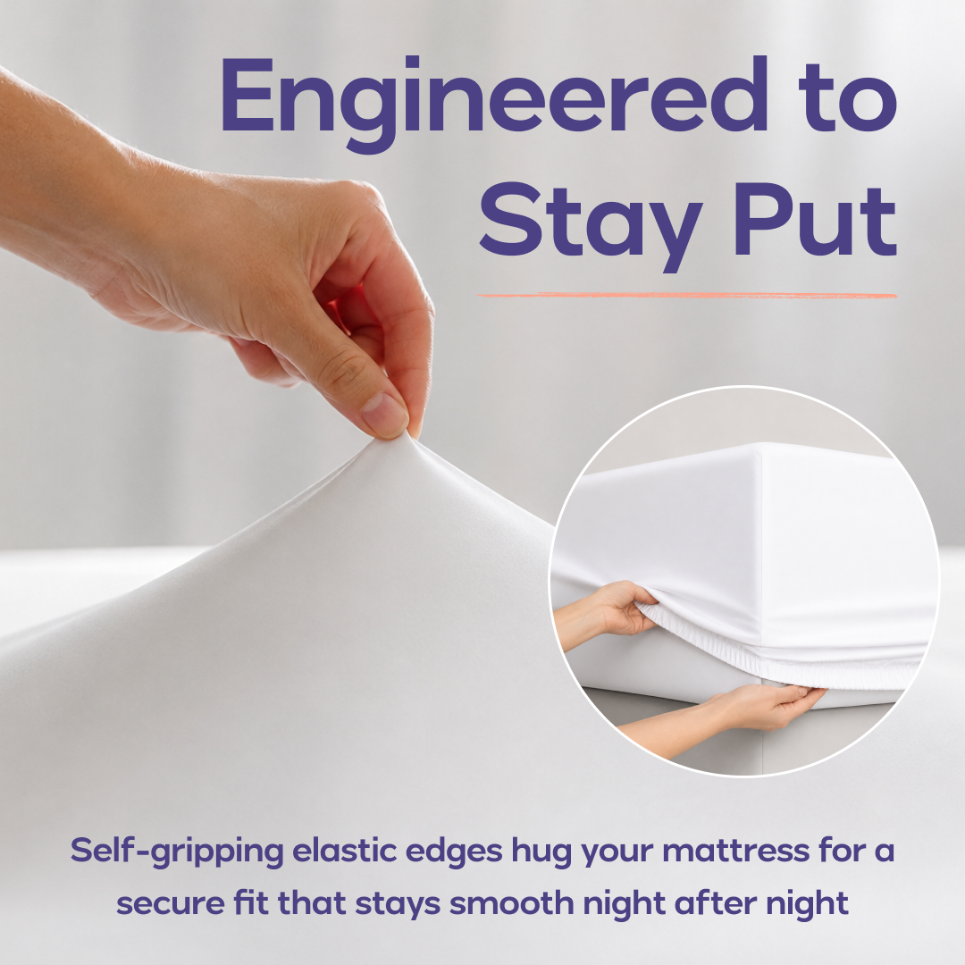 CloudCool™ Cooling Sheet Set | Bed Sheets | Cool-on-Contact: Gray / Cali King