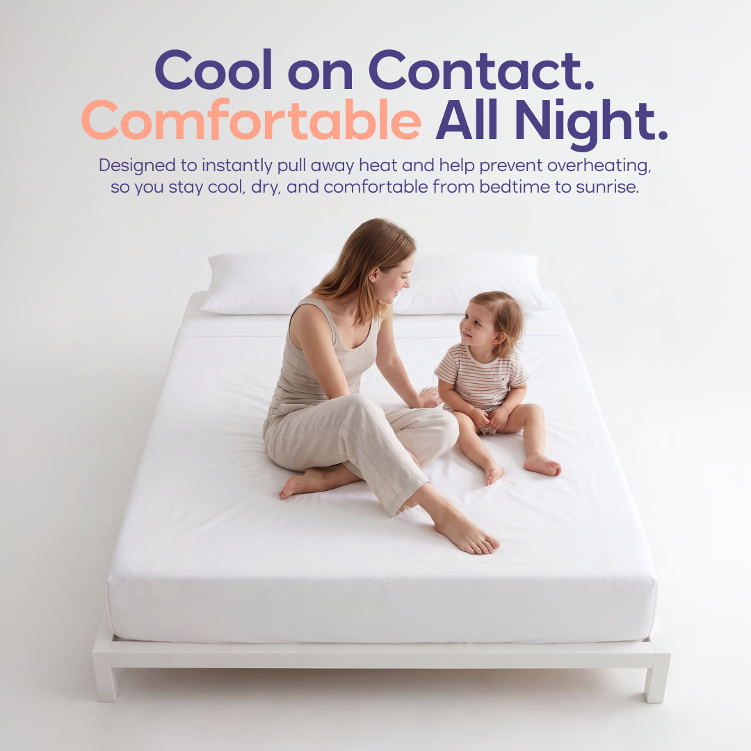 CloudCool™ Cooling Sheet Set | Bed Sheets | Cool-on-Contact: Gray / Cali King