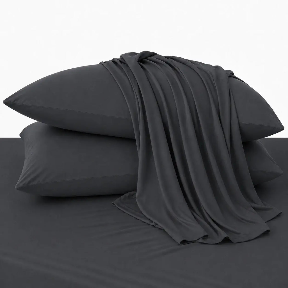 CloudCool™ Cooling Sheet Set | Bed Sheets | Cool-on-Contact: Gray / Cali King