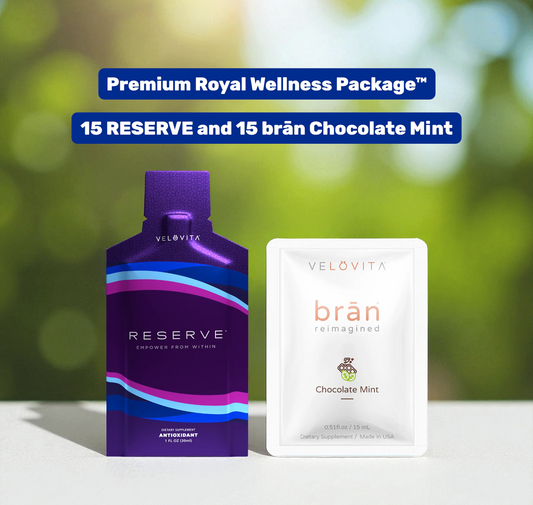 Coach Randall Relief™ Premium Royal Wellness Package™ : The Reserve® & brān® Chocolate Mint Collection™ (30 Pack)