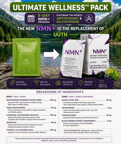 Coach Randall Relief™ 5 Day NMN+ Program featuring the newest antioxidant and glutathione blend