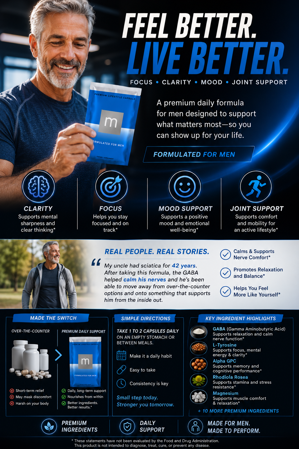 3-Day Lifestyle Duo Sample | Weight Management, Focus, Mood & Gut Wellness Support | Chocolate Nutrition Shake + Men's or Women's Formula