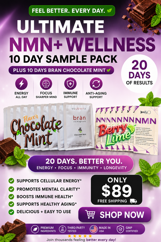 Ultimate NMN+ Wellness – 20 Day Sample Pack