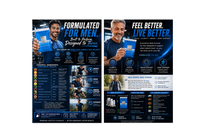 Coach Randall Relief™ Couple Power Boost Men's 30 Packs and Women's 30 Packs Lifestyle Capsules
