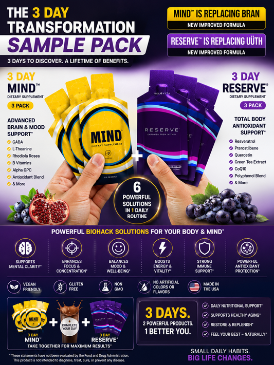 Coach Randall Relief™ The Ultimate Blend™ – 3 Reserve® and 3 M1ND (Bran-replacement)