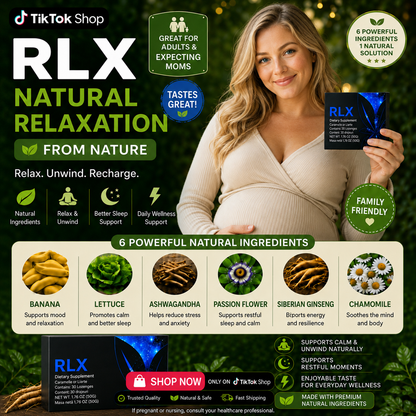 Relax (RLX) Drops for Calm, Focus, Clarity & Stress | Coach Randall Relief