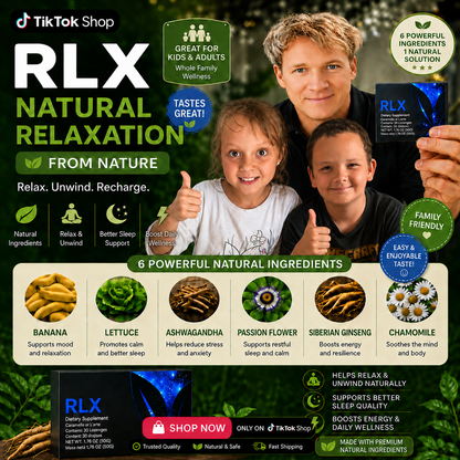 Relax (RLX) Drops for Calm, Focus, Clarity & Stress | Coach Randall Relief