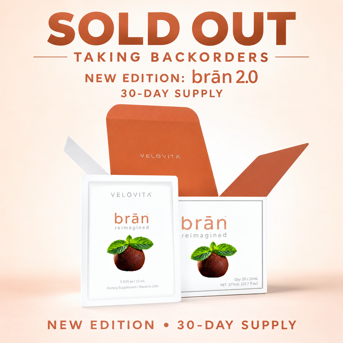BRĀN® Reimagined Chocolate Mint — Limited 500-Boxes I We have to hit our goal!