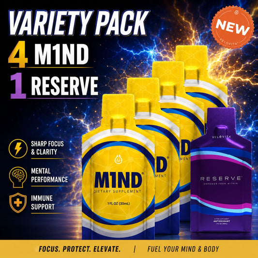 Coach Randall Relief™ Variety Pack™ – 4 M1ND Lemon Morang and 1 Reserve®