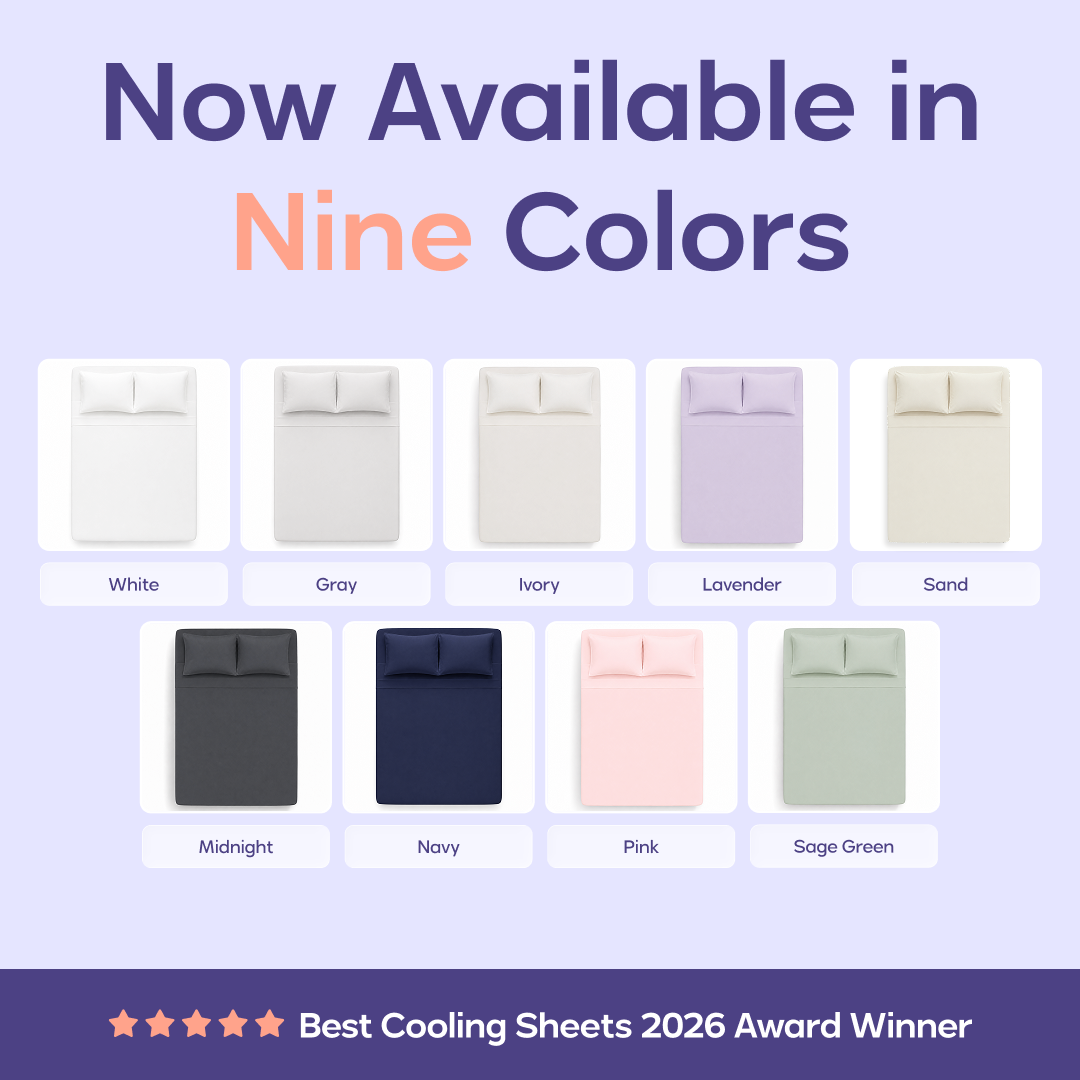 CloudCool™ Cooling Sheet Set | Bed Sheets | Cool-on-Contact: Gray / Cali King