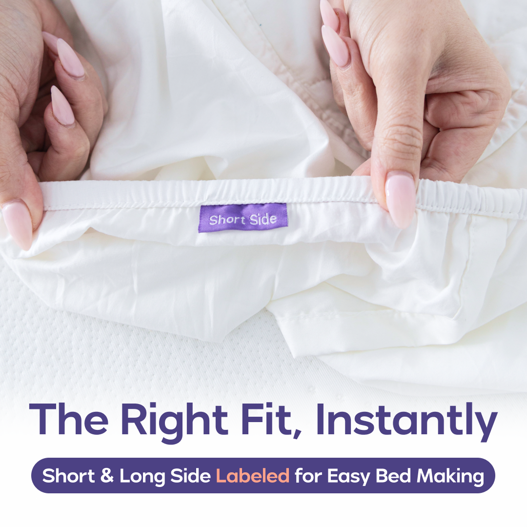 CloudCool™ Cooling Sheet Set | Bed Sheets | Cool-on-Contact: Gray / Cali King