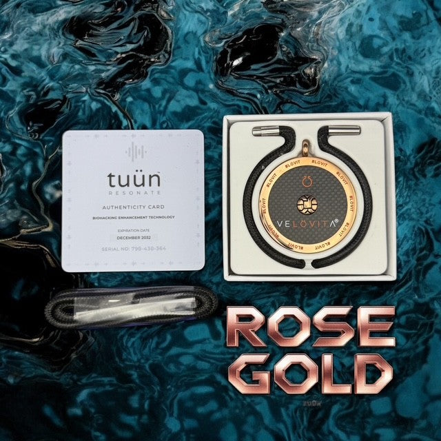TUUN™ Wellness Pendant – Black Friday 50% OFF | 7.83 Hz Inspired Design | Rose Gold or Black